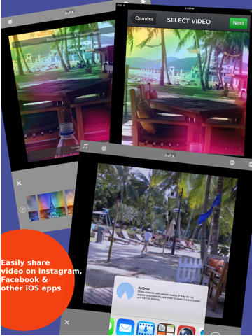 AvFX - awesome video effect, editor & background music edit for Instagram, Facebook, Youtube, Vineのおすすめ画像5