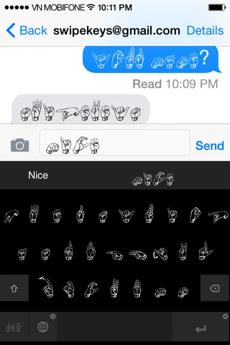 ASL SwipeKeys