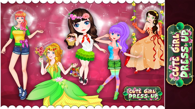 Cute Girl Dress Up : The Game for Girls Make Up,Salon,Fashion,Makeover screenshot-4