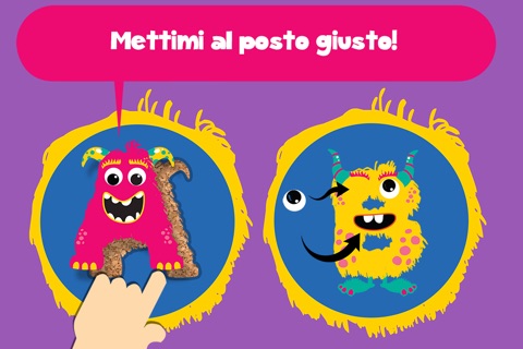 My first alphabet and letters monster puzzle Jigsaw Game for toddlers and preschoolers screenshot 2