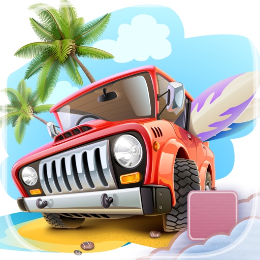 Beachside Vacation Liner - PRO - Slide Rows And Match Vintage 90's Items Super Puzzle Game icon
