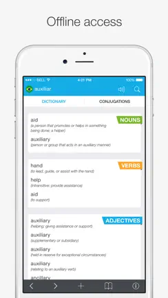 Brazilian – English Dictionary iPhone image 1
