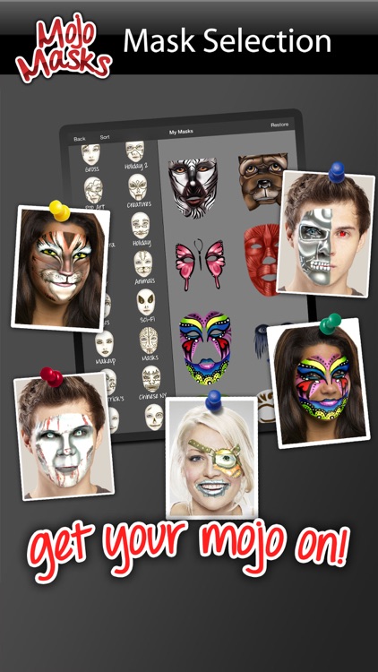 Mojo Masks - Add Fun Face FX to your photos/videos and share screenshot-4