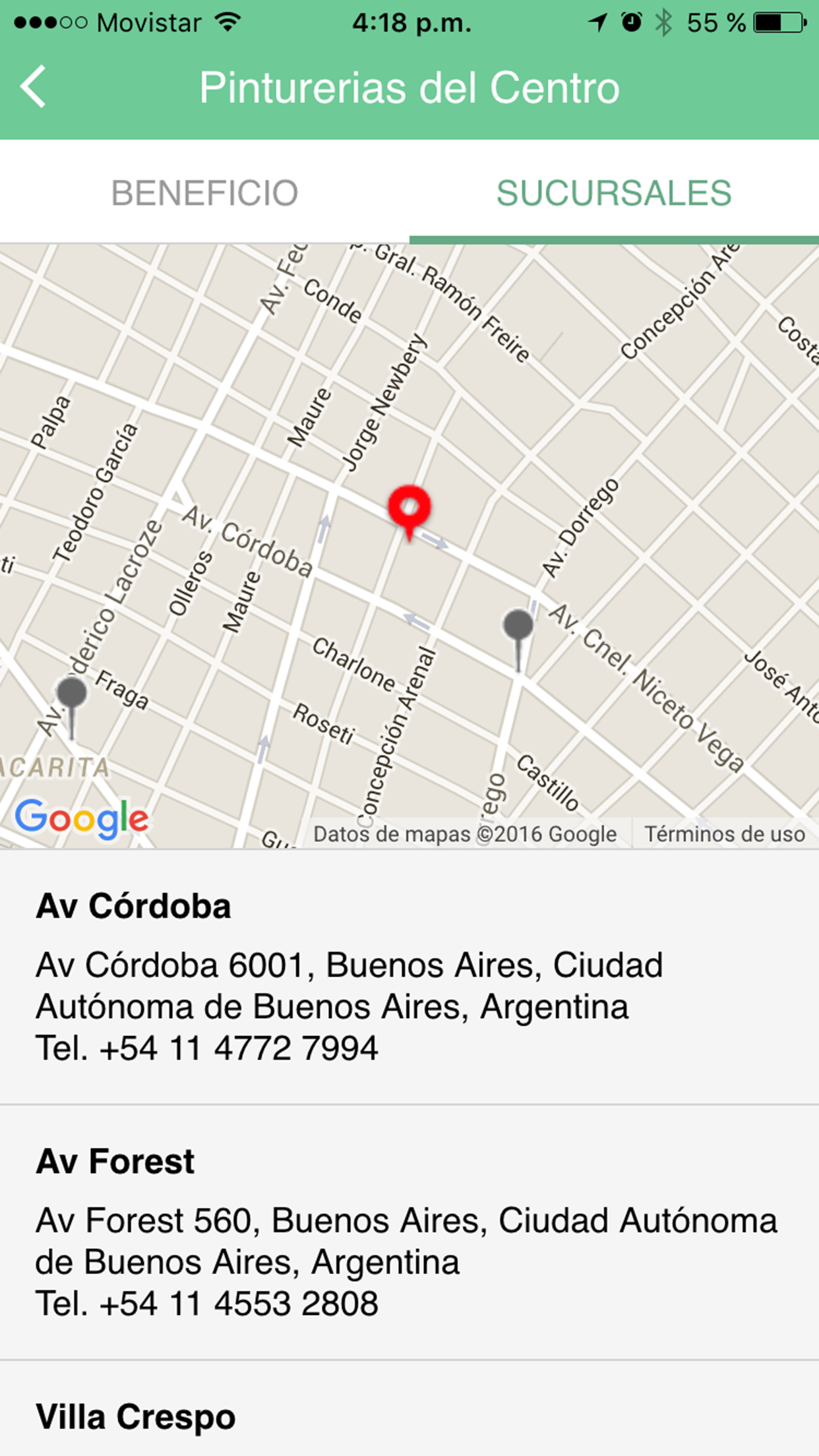 Beneficios Corporativos screenshot 3