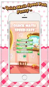 Quick Math Speed Fast Funny - cool online first typing any adding fact fraction of your screenshot #3 for iPhone