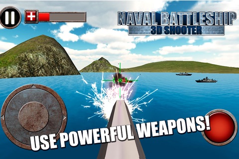 Naval Battleship: 3D Shooter Free screenshot 2