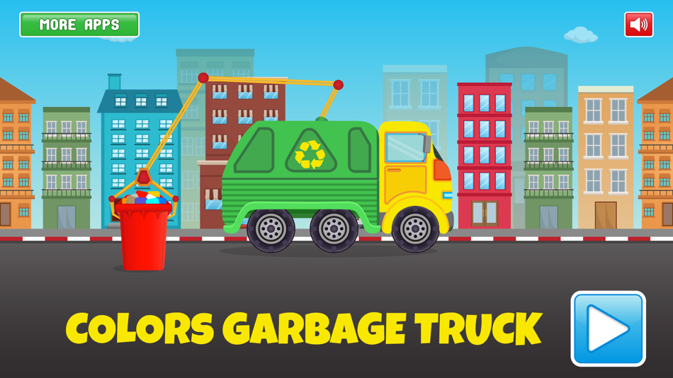 Colors Garbage Truck Free - an alphabet fun game for preschool kids learning colors and love Trucks and Things That Go - 1.0 - (iOS)