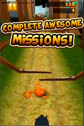 Nutshunter Endless Runner Road 3D - Dog Hunter Racing Arcade Adventure with Great Tunes screenshot 3