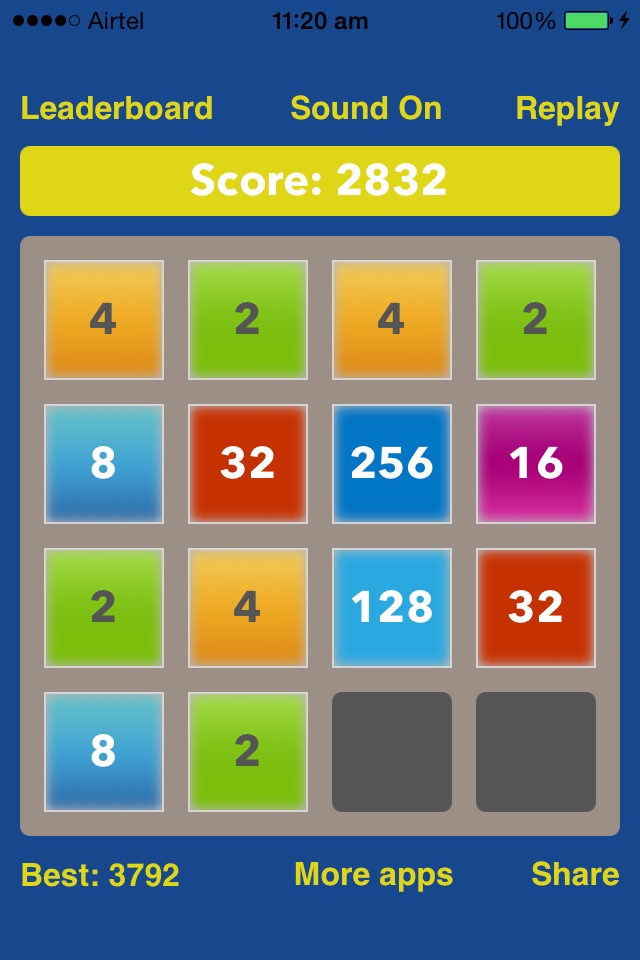 2048 NumShift screenshot 2