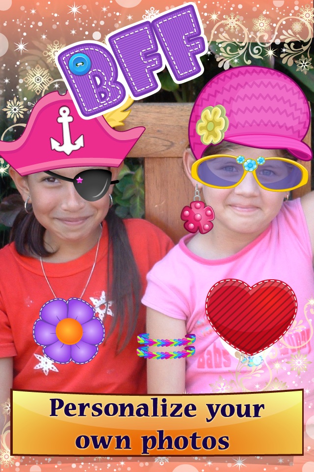 My Princess Photo Booth- Dress up props and stickers editor for girls screenshot 2