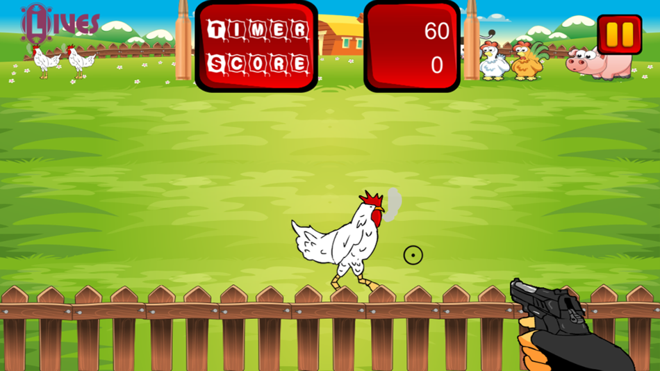 #2. Run Chicken Run - Chicken Shooter Game (iOS) 由: Nitin Gohel