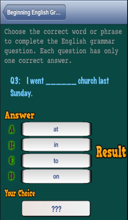 Beginning English Grammar Review