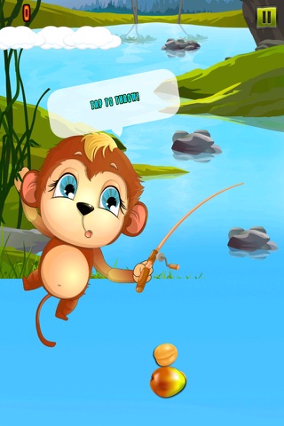 Epic Monkey Fishing Pro - A Fruit Slashing Chimp Madness screenshot 2