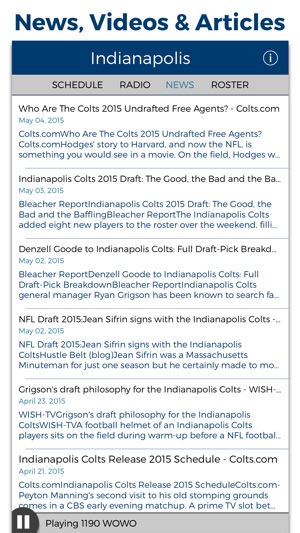 Indianapolis Football Radio & Live Scores(圖5)-速報App