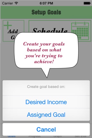 Original Universal Financial Goal App screenshot 2
