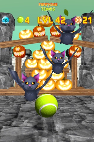 Pumpkin vs Tennis - Halloween Game screenshot 4