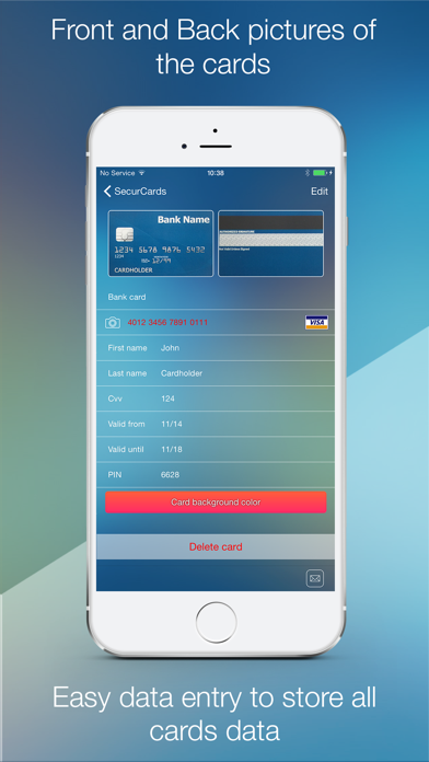 SecurCards: archive and encrypt credit cards and any other cardのおすすめ画像2