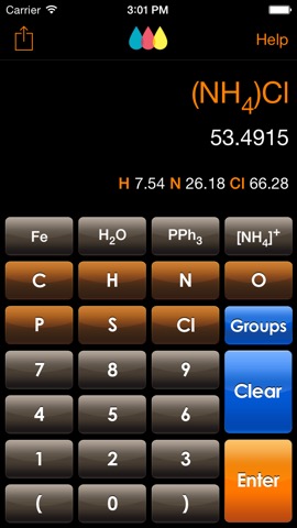 ChemTrix Chemistry Calculatorのおすすめ画像1