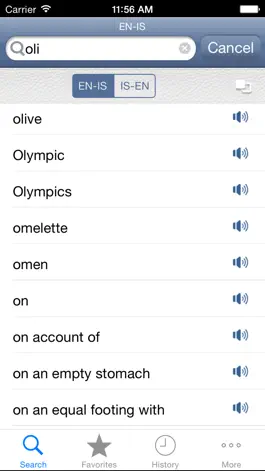 Game screenshot Icelandic<>English Dictionary apk