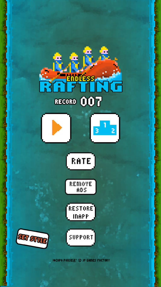 #1. Endless Rafting (iOS) 由: Green Data Soluzioni Informatiche S.R.L.