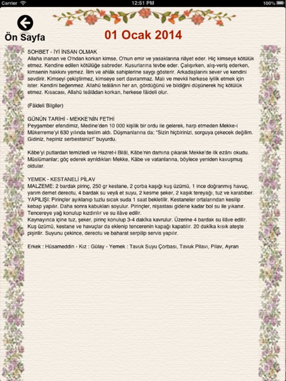 Maarif Takvimi For iPad