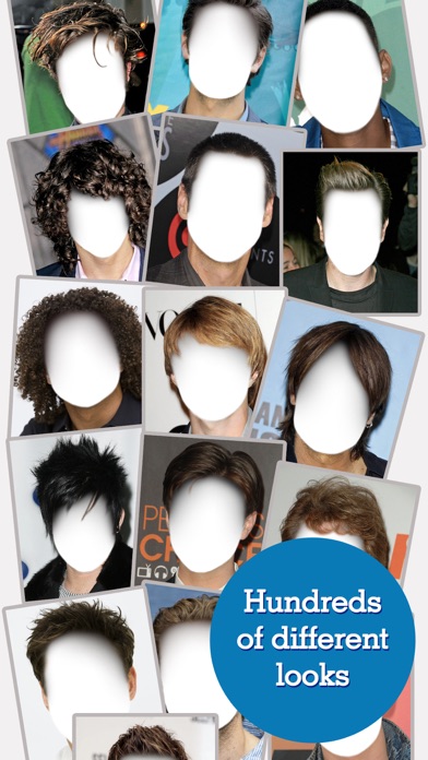 Screenshot #2 pour FACEinHOLE® Coiffures pour les hommes - Changez votre coupe de cheveux et essayer un nouveau look