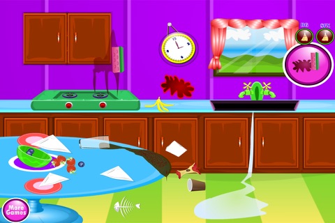 Kitchen Clean up - Games for girls screenshot 2