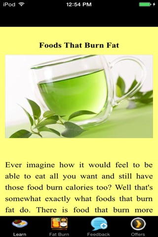 Foods That Burn Fat -  Scientific Way screenshot 2