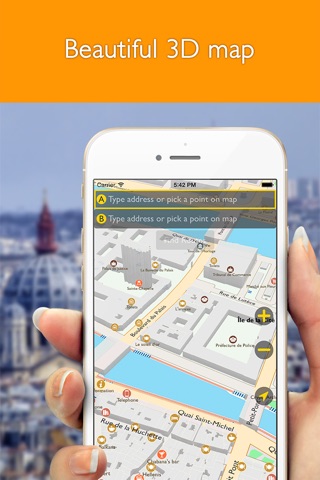 Paris offline map & nav screenshot 3