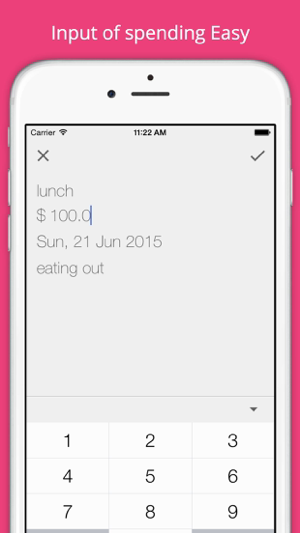 Spends - pocket money book Screenshot