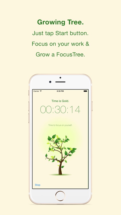 FocusTree: Focus on your work, growing a tree.