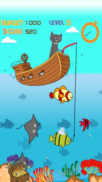Magnetic Cat Fishing Games for Kids: 磁小猫钓鱼快乐游戏的孩子! screenshot