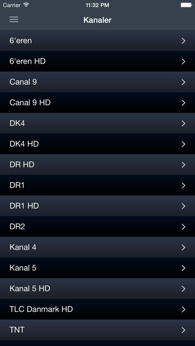 Screenshot #1 pour Fjernsyn i Danmark Guide