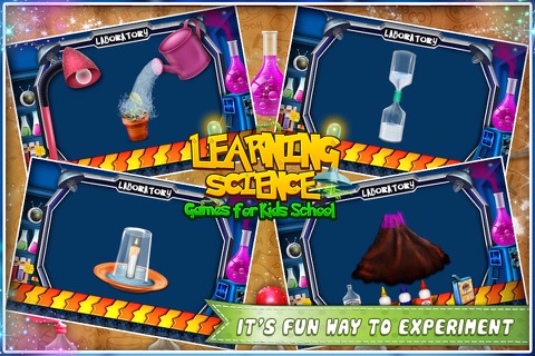 Learning Science Games For Kids School screenshot 2