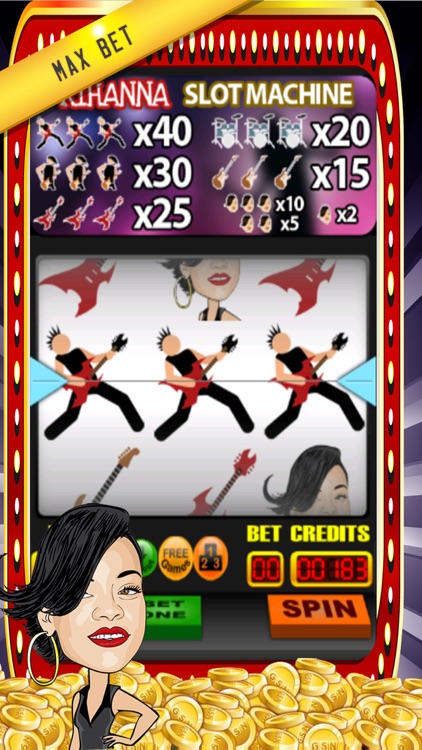 A+ Slots: Rihanna Edition - Slots Machine screenshot-3