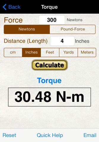 Torque Calculator, Units Conv screenshot 3