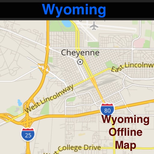 Wyoming Offline Map with Traffic Cameras Pro icon