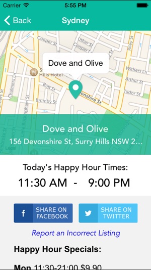 HappyTimes - The Happy Hour Finder(圖4)-速報App