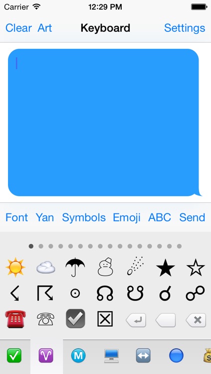 Symbol Keyboard Free - Unicode Symbols & Characters by Yajing Qian