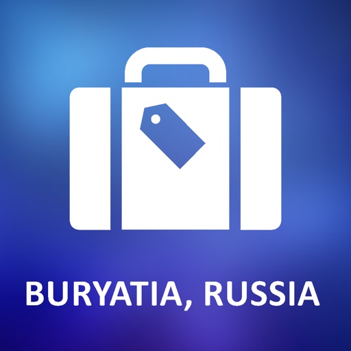 Buryatia, Russia Offline Vector Map