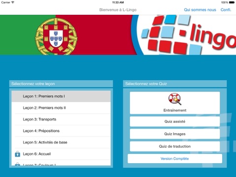 Screenshot #6 pour L-Lingo Apprenez le Portugaise
