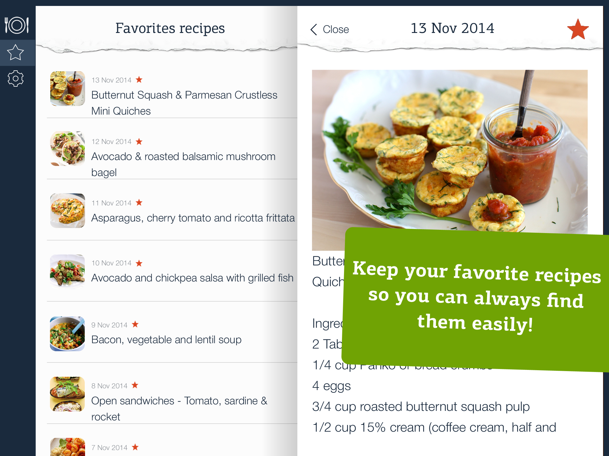 Healthy Recipes - quick and easy meals for a well-balanced diet screenshot 8