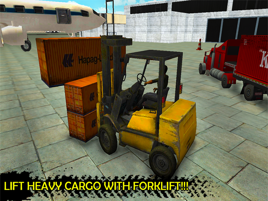 Construction Forklift Crane Driver 3D Simulator