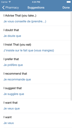 Medical French: Healthcare Phrasebook screenshot 4
