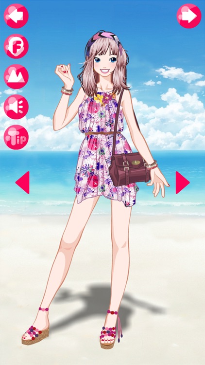 Beach Girl Free Make Up & Dress Up screenshot-3
