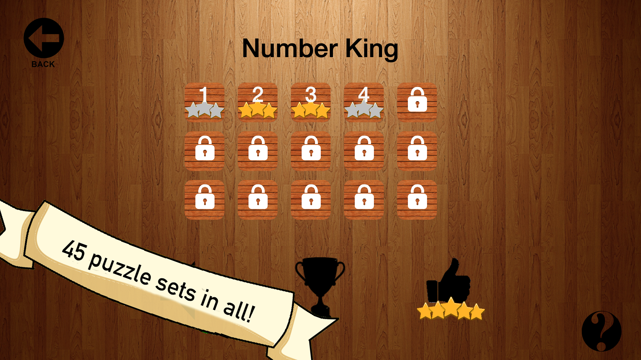 Number King: a Math Logic Puzzle Game