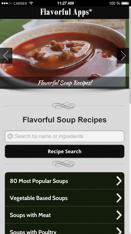 Soup Recipes from Flavorful Apps®