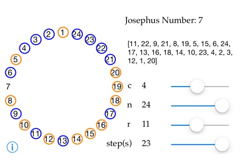 新ヨセフス問題 〜Josephus Problem Back and Forth〜 screenshot 2