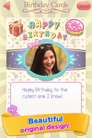 Happy Birthday Greeting Cards Pro - Customized Photo eCards for Friends and Family screenshot 3
