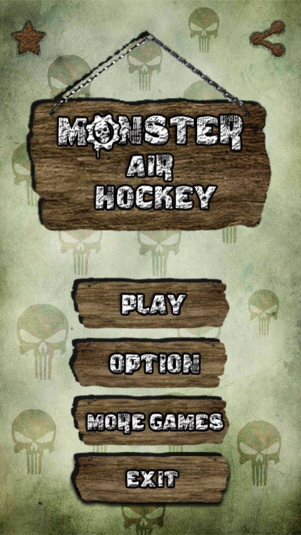 Monster Glow Air Hockey